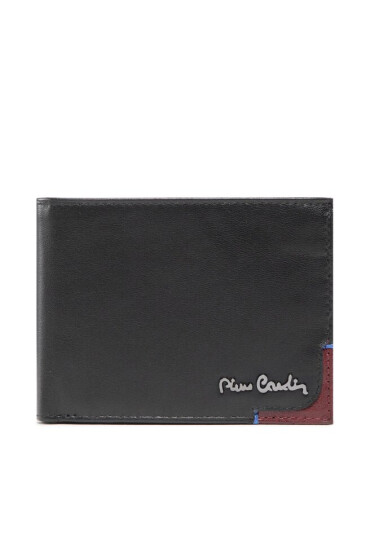 Pierre Cardin Голям мъжки портфейл Tilak75 8806 Nero/Rosso - Mera.bg