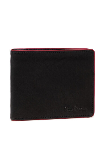 Pierre Cardin Голям мъжки портфейл TUMBLE 88061 Black/Red - Mera.bg