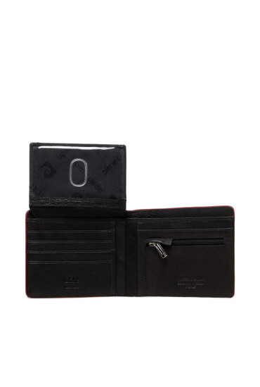 Pierre Cardin Голям мъжки портфейл TUMBLE 88061 Black/Red - Mera.bg