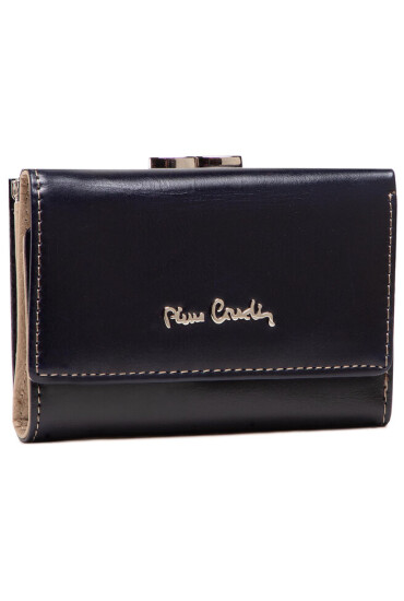 Pierre Cardin Малък дамски портфейл 01 LINE 117 Тъмносин - Mera.bg