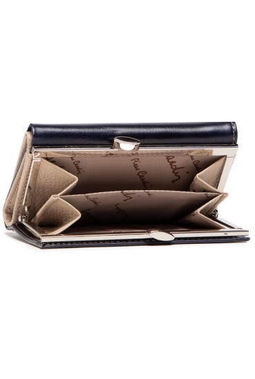 Pierre Cardin Малък дамски портфейл 01 LINE 117 Тъмносин - Mera.bg