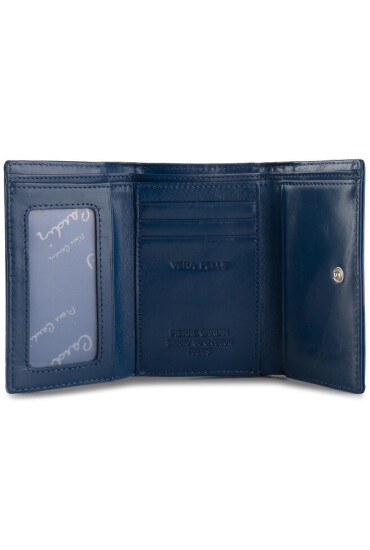 Pierre Cardin Малък дамски портфейл 02 LEAF 117 Тъмносин - Mera.bg
