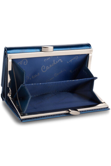 Pierre Cardin Малък дамски портфейл 02 LEAF 117 Тъмносин - Mera.bg