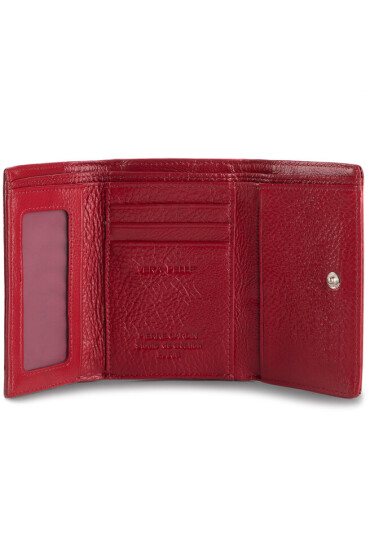Pierre Cardin Малък дамски портфейл 02 LEAF 117 Червен - Mera.bg