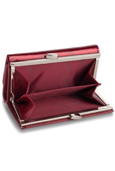 Pierre Cardin Малък дамски портфейл 02 LEAF 117 Червен - Mera.bg