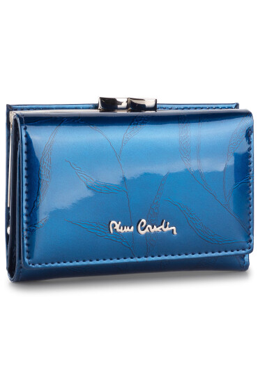 Pierre Cardin Малък дамски портфейл 02 LEAF 117 Тъмносин - Mera.bg