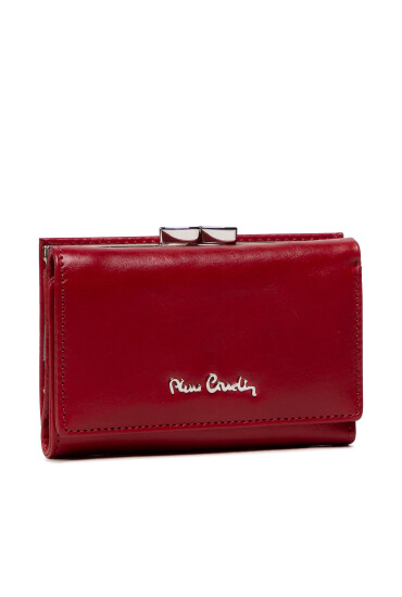 Pierre Cardin Малък дамски портфейл 06 ITALY 117 Червен - Mera.bg