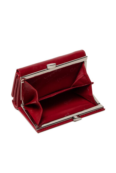 Pierre Cardin Малък дамски портфейл 06 ITALY 117 Червен - Mera.bg