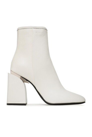 Pinko Боти Tea Tronchetto PE 23 BLKS1 100664 A0N9 Бял - Mera.bg