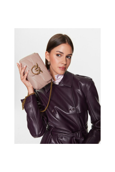 PINKO Дамска чанта Love Baby Puff C PE 23 PLTT 100040 A0F2 Розов - Mera.bg