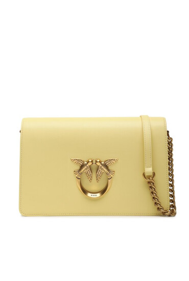 Pinko Дамска чанта Love Click Classic PE 23 PLTT 100063 A0F1 Жълт - Mera.bg