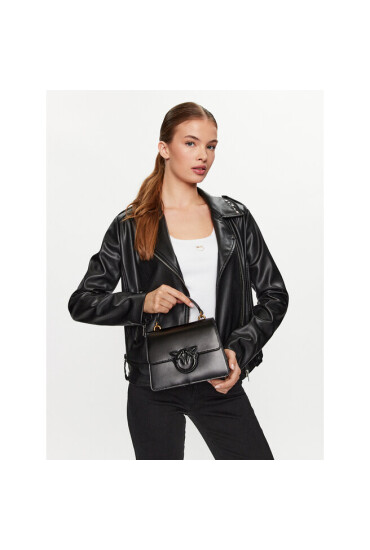 Pinko Дамска чанта Love One Top Handle Mini Light PE 23 PLTT 100071 A0F3 Black Z99Q - Mera.bg