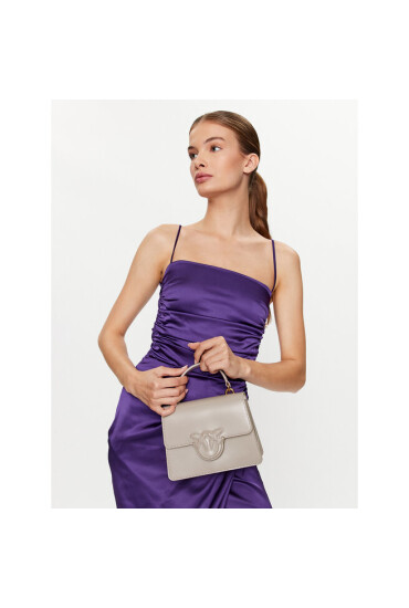 Pinko Дамска чанта Love One Top Handle Mini Light PE 23 PLTT 100071 A0F3 Grey I30Q - Mera.bg