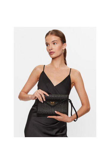 Pinko Дамска чанта Flat Purse PE 23 PCPL 100191 A0FC Black Z99Q - Mera.bg