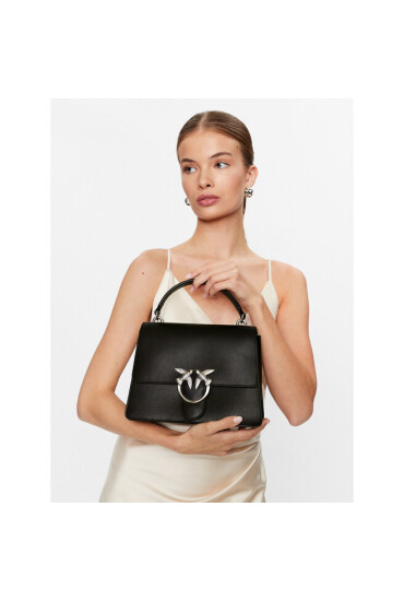 PINKO Дамска чанта Love One Top Handle Classic Light PE 23 PLTT 100066 A0F1 Черен - Mera.bg