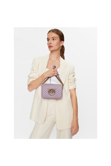 Pinko Дамска чанта Love Click Mini PE 23 PLTT 100067 A0GR Lilac Y13Q - Mera.bg