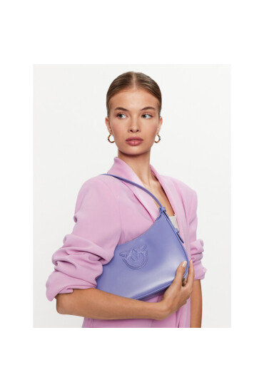 Pinko Дамска чанта Love Mini Half Moon PE 23 PLTT 100205 A0F3 Виолетов - Mera.bg