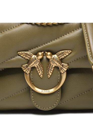 Pinko Дамска чанта Love Baby Puff C AI 23-24 PLTT 100040 A0F2 Verde Abet V62Q - Mera.bg