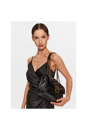 PINKO Дамска чанта Love Classic Puff Cl AI 23-24 PLTT 100038 A0F2 Черен - Mera.bg