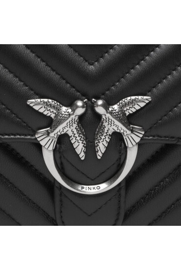 PINKO Дамска чанта Love One Top Handle Mini Light . PE 23 PLTT 100071 A0GK Черен - Mera.bg