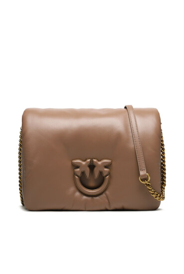Pinko Дамска чанта Love Click Classic Puff AI 23-24 PLTT 101585 A10F Beige D01B - Mera.bg