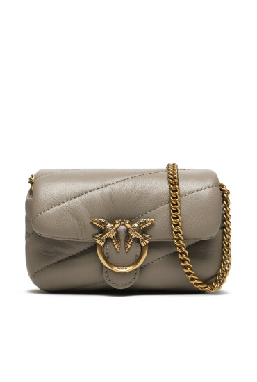 PINKO Дамска чанта Love Micro Puff C AI 23-24 PCPL 100041 A0F2 Бежов - Mera.bg