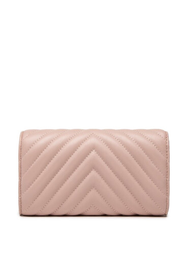 Pinko Дамска чанта Love Wallet Chevron 3 Cl AI 22-23 PLTT 1P22UP A03Z Cipria O81Q - Mera.bg