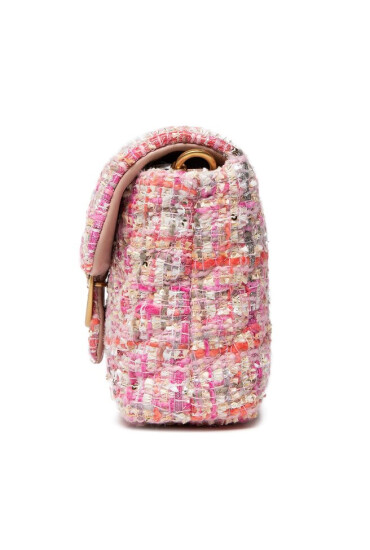 Pinko Дамска чанта Love Baby Puff Chevron Lux Str AI 22-23 PLTT 1P22WC A03N Pink O78Q - Mera.bg