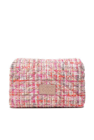 Pinko Дамска чанта Love Baby Puff Chevron Lux Str AI 22-23 PLTT 1P22WC A03N Pink O78Q - Mera.bg