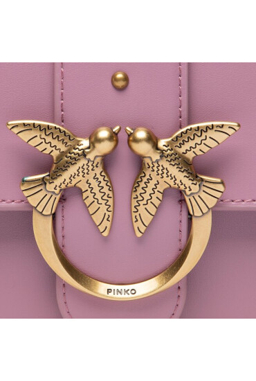 Pinko Дамска чанта Love Mini Icon Simply 14 C AI 22-23 PLTT 1P22TY Y5H7 Pink O78Q - Mera.bg
