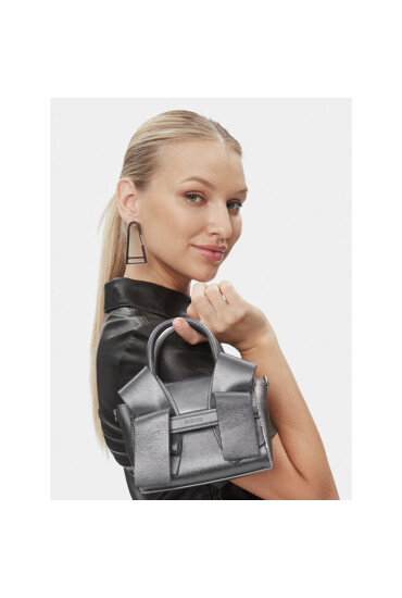 Pinko Дамска чанта Aika Purse Baby AI 23-24 PLTT 100384 A0F8 Сребрист - Mera.bg