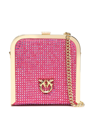 Pinko Дамска чанта Box Clutch AI 23-24 PCPL 101514 A159 Розов - Mera.bg