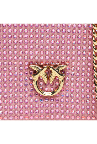 Pinko Дамска чанта Box Clutch AI 23-24 PLTT 101514 A159 Розов - Mera.bg