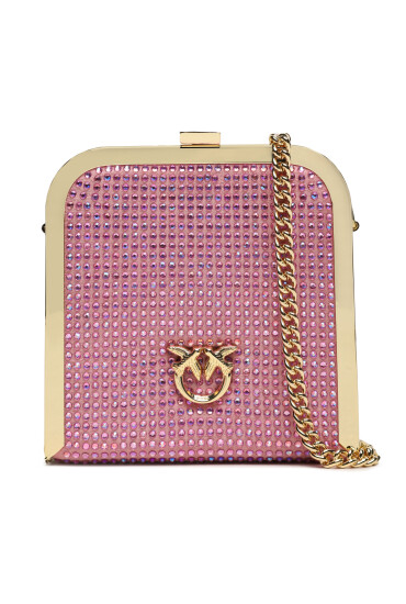 Pinko Дамска чанта Box Clutch AI 23-24 PLTT 101514 A159 Розов - Mera.bg