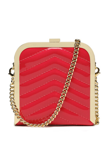 PINKO Дамска чанта Box Clutch AI 23-24 PLTT 101514 A15B Червен - Mera.bg