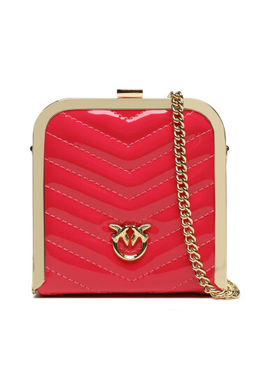 PINKO Дамска чанта Box Clutch AI 23-24 PLTT 101514 A15B Червен - Mera.bg