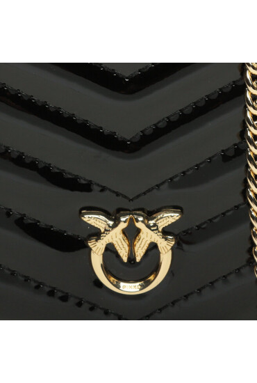 Pinko Дамска чанта Box Clutch AI 23-24 PLTT101514 A15B Черен - Mera.bg
