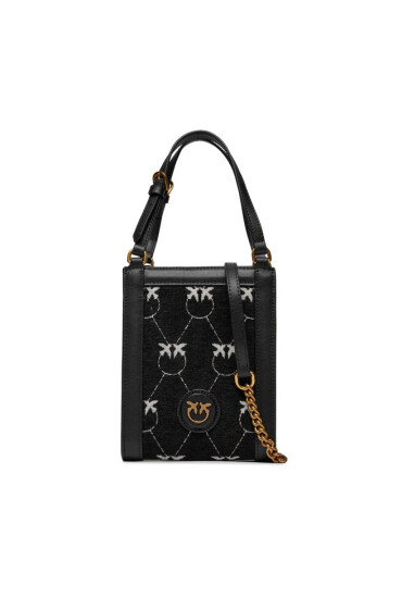 Pinko Дамска чанта Box Micro Vertical Shopper AI 23-24 PLTT 101532 A10S Nero/Bianco ZZ2Q - Mera.bg