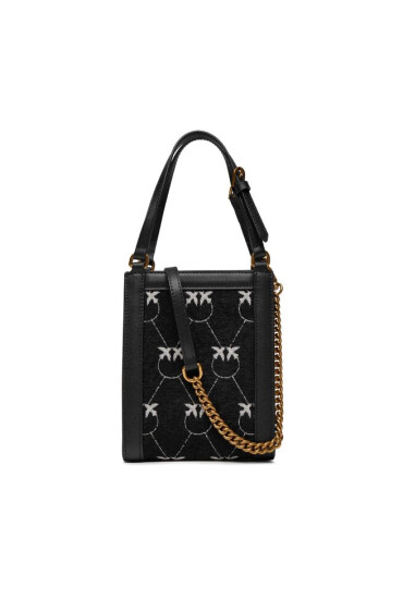 Pinko Дамска чанта Box Micro Vertical Shopper AI 23-24 PLTT 101532 A10S Nero/Bianco ZZ2Q - Mera.bg