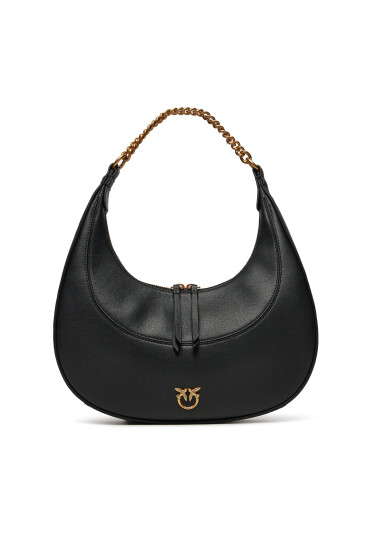 Pinko Дамска чанта Brioche Hobo Classic 101526 A0QO Черен - Mera.bg