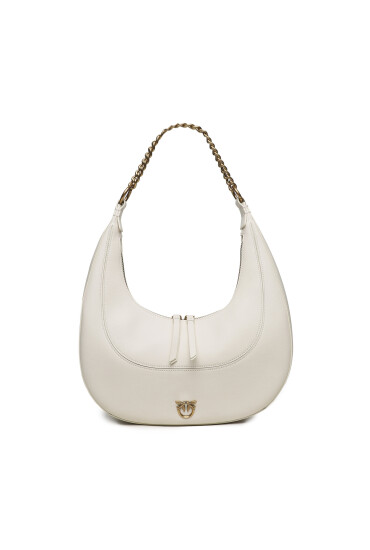 PINKO Дамска чанта Brioche Hobo Classic . AI 23-24 PLTT 101526 A0Q0 Бял - Mera.bg