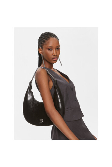 Pinko Дамска чанта Brioche Hobo Classic Al 23-24 PLTT 101526 A180 Черен - Mera.bg