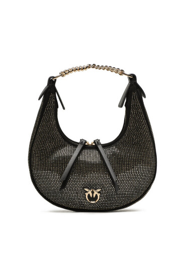 PINKO Дамска чанта Brioche Hobo Mini AI 23-24 PLTT 101433 A159 Черен - Mera.bg