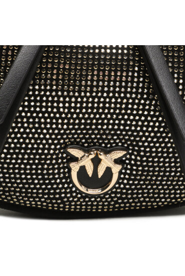 PINKO Дамска чанта Brioche Hobo Mini AI 23-24 PLTT 101433 A159 Черен - Mera.bg