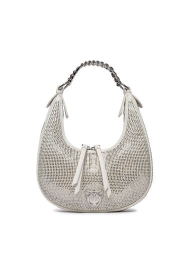 Pinko Дамска чанта Brioche Hobo Mini AI 23-24 PLTT 101433 A159 I30N Сив - Mera.bg