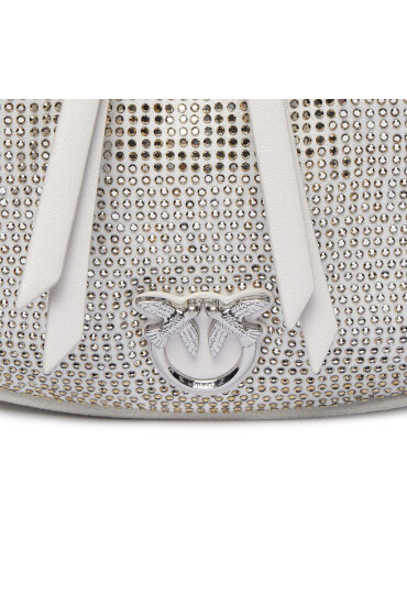 Pinko Дамска чанта Brioche Hobo Mini AI 23-24 PLTT 101433 A159 I30N Сив - Mera.bg