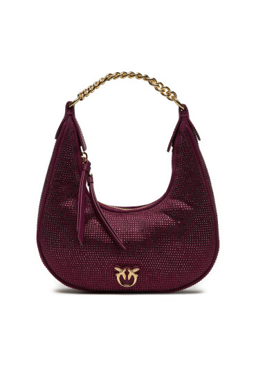 PINKO Дамска чанта Brioche Hobo Mini AI 24-25 PLTT 101433 A159 Бордо - Mera.bg