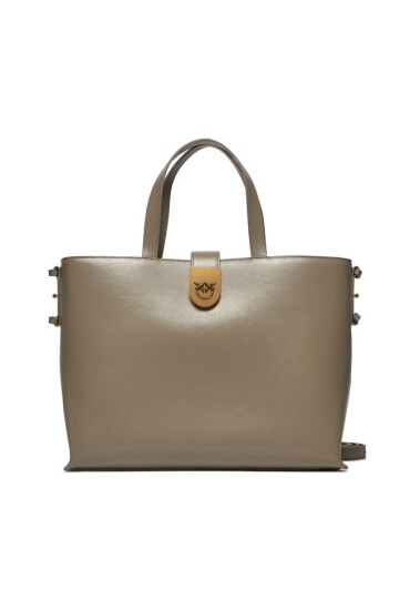 Pinko Дамска чанта Brioche Shopper AI 23-24 PLTT 101804 A106 Сив - Mera.bg