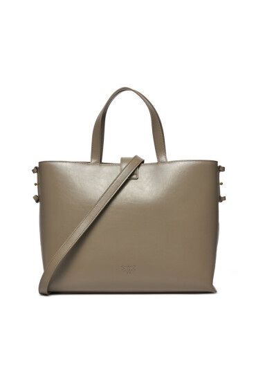 Pinko Дамска чанта Brioche Shopper AI 23-24 PLTT 101804 A106 Сив - Mera.bg