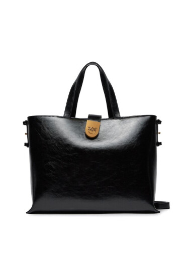 Pinko Дамска чанта Brioche Shopper AI 23-24 PLTT 101804 A106 Черен - Mera.bg